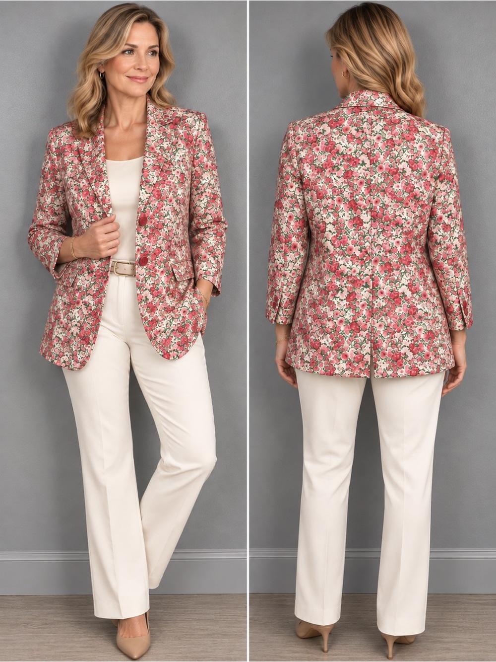 Talbots Grace fit 16W Floral Cotton
Blazer Romantic Cottagecore